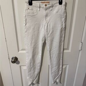 Joe's Jeans White Ankle Cropped Women's Jeans